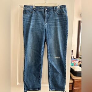 Chico's Blue Ankle Jeans